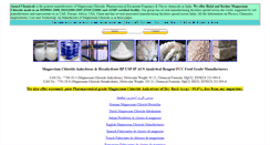 Desktop Screenshot of magnesium-chloride.net